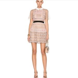 Self-Portrait flora vine cape dress size US 6